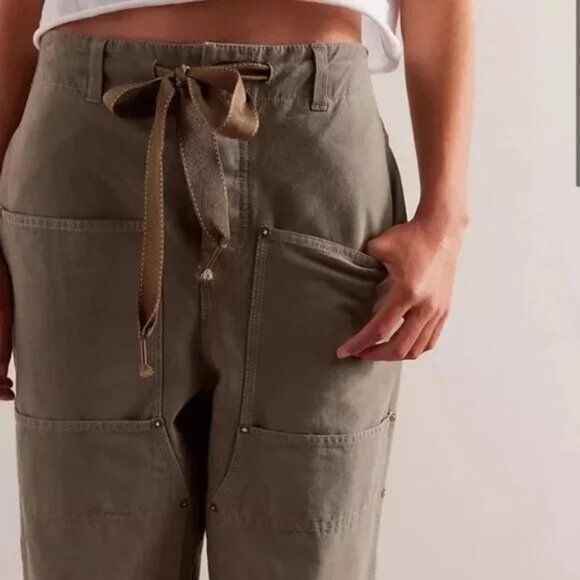 NWOT We The Free Hayden Pull-On Pants Laurel Oak size- LARGE - Picture 3 of 4